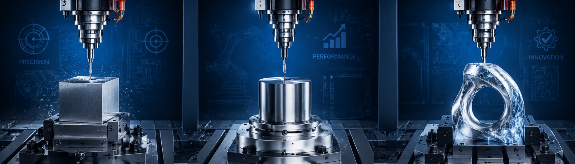 CNC VMC manufacturing floor
